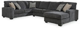 Tracling 3-Piece Sectional with Ottoman - 72600U1