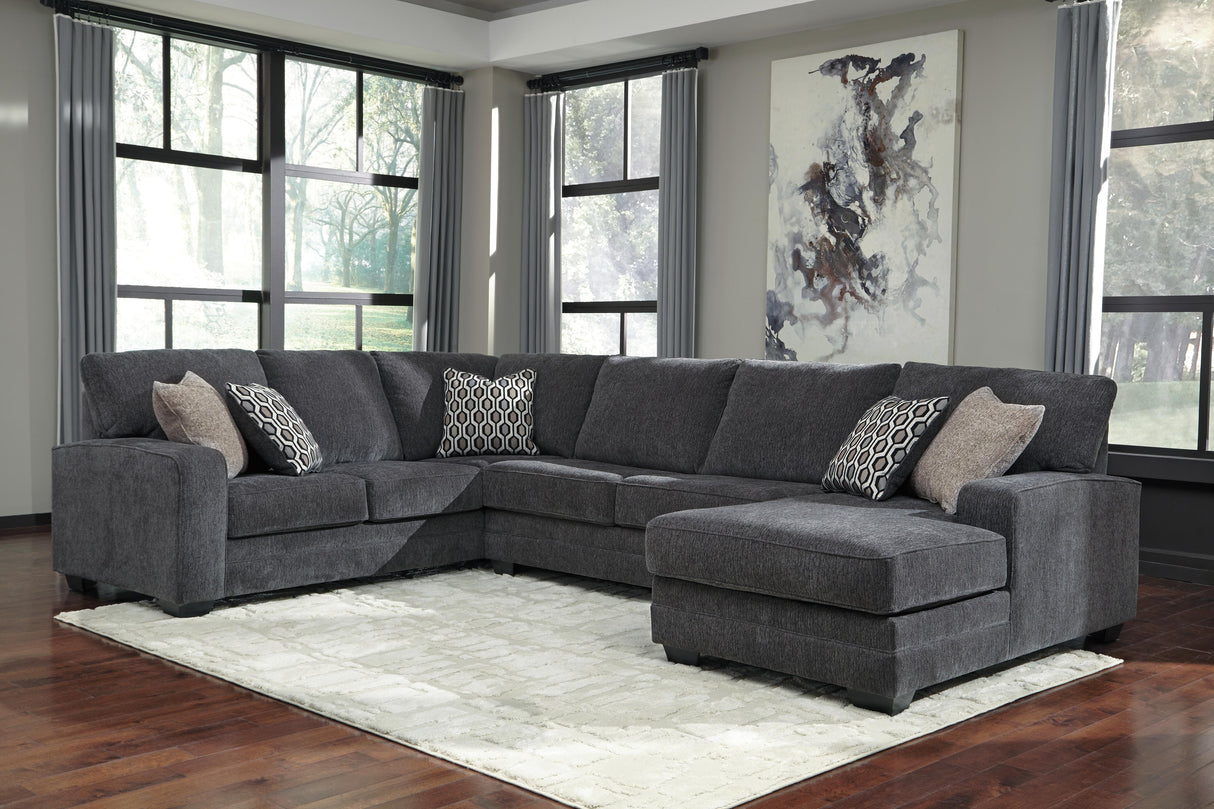 Tracling 3-Piece Sectional with Ottoman - 72600U1