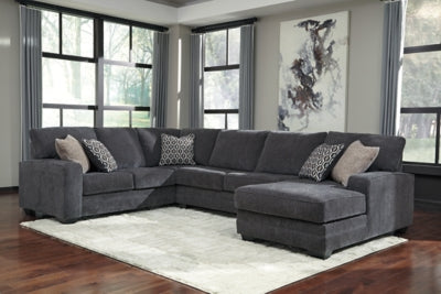 Tracling 3-Piece Sectional with Ottoman - 72600U1