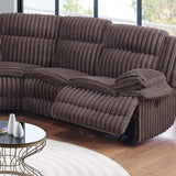 U-Shaped Sectional Sofa With Console Cup Holder, Storage Drawer, Manual Reclining