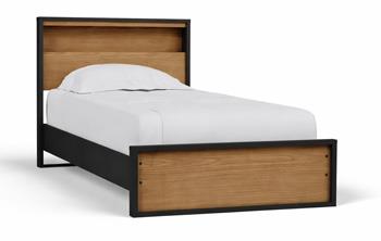 Kozmour Twin Bookcase Complete Bed Frame - EB1460-71