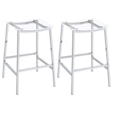 Staten - Backless Bar Stool (Set of 2) - Chrome