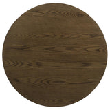 Kessler 2-piece Round Sculptural Wood Coffee Table Set Brown - 735998-S2