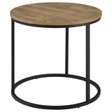 Lainey Round Occasional Side End Table Mango - 736037