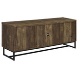 Myles 2-door Engineered Wood 60-inch TV Stand Rustic Oak - 736052