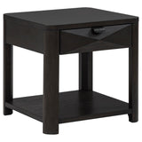 Marcelo Wood End Table with Drawer and Shelf Coffee - 736067