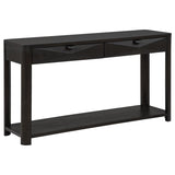 Marcelo Sofa Console Table with 2 Drawers and Shelf Coffee - 736069