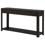 Marcelo Sofa Console Table with 2 Drawers and Shelf Coffee - 736069