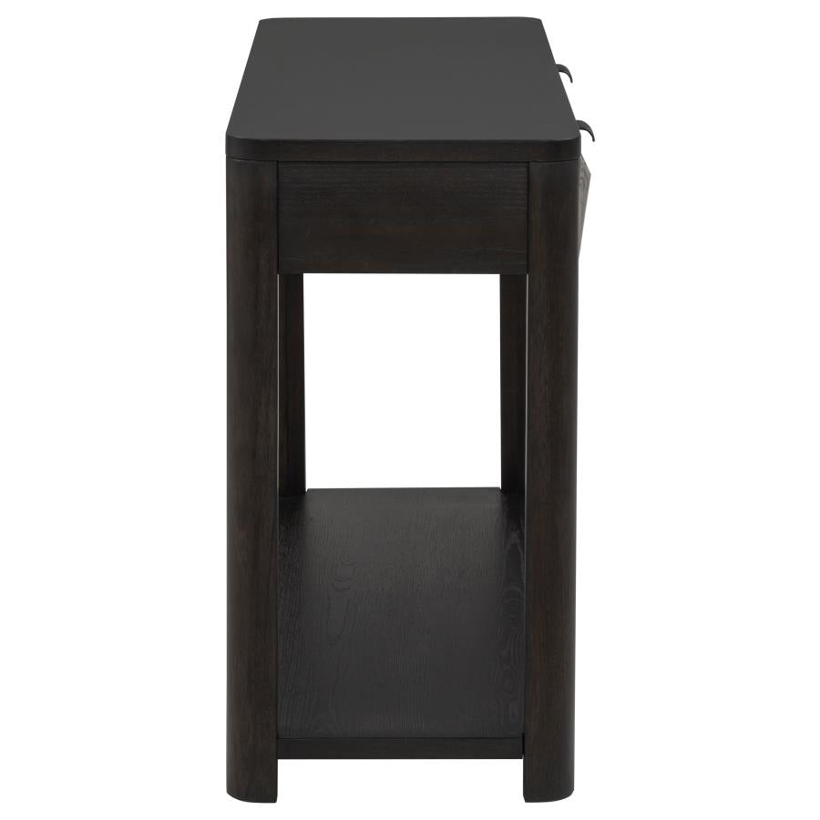 Marcelo Sofa Console Table with 2 Drawers and Shelf Coffee - 736069