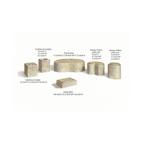 Elegant Bathroom Accessories Set