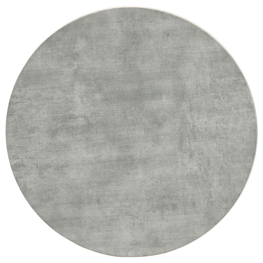 Hadi 3-piece Round SmartTop Coffee and End Table Set Cement - 736178-S3