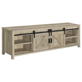 Madra 2-door Engineered Wood 79-inch TV Stand Distressed Pine - 736263