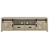 Madra 2-door Engineered Wood 79-inch TV Stand Distressed Pine - 736263