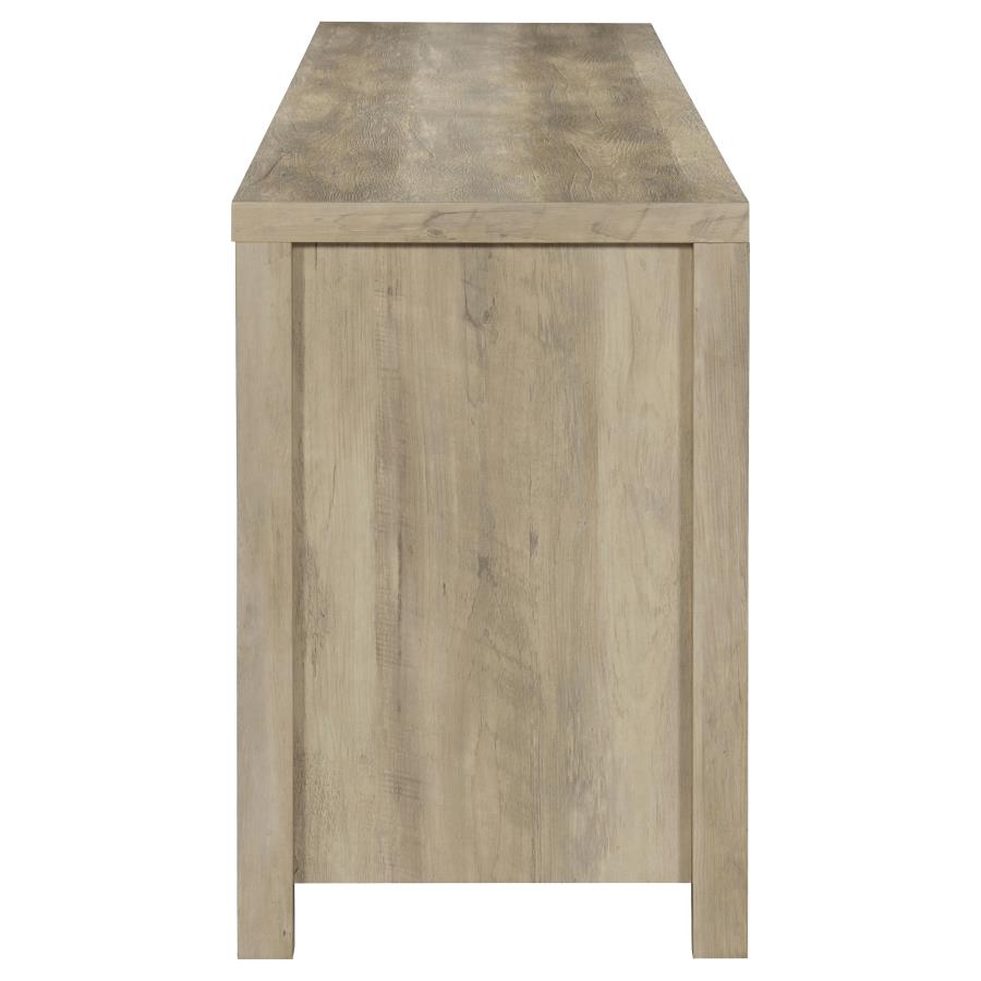 Madra 2-door Engineered Wood 79-inch TV Stand Distressed Pine - 736263
