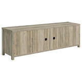 Madra 2-door Engineered Wood 79-inch TV Stand Distressed Pine - 736263