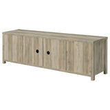 Madra 2-door Engineered Wood 79-inch TV Stand Distressed Pine - 736263