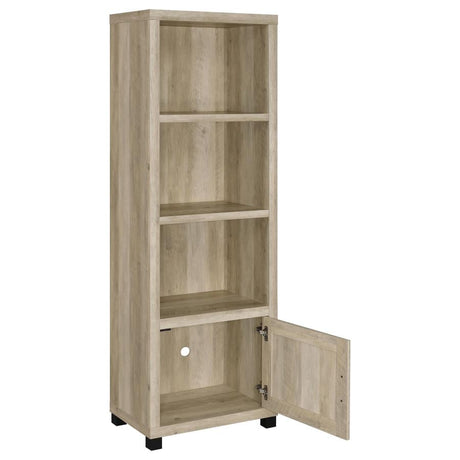 Sachin 3-piece 79-inch TV Entertainment Center Antique Pine - 736283-SET