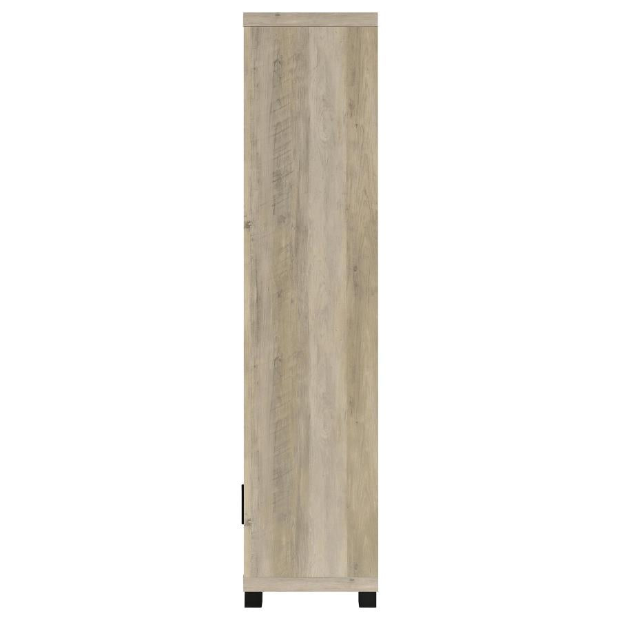 Sachin 3-piece 79-inch TV Entertainment Center Antique Pine - 736283-SET