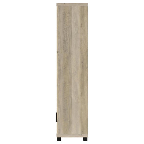 Sachin 3-piece 79-inch TV Entertainment Center Antique Pine - 736283-SET