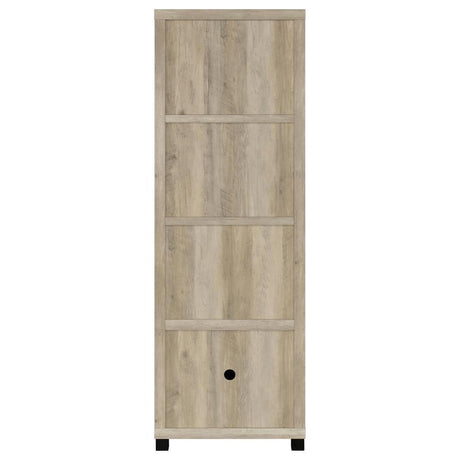 Sachin 3-piece 79-inch TV Entertainment Center Antique Pine - 736283-SET