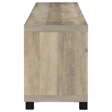 Sachin 3-piece 79-inch TV Entertainment Center Antique Pine - 736283-SET
