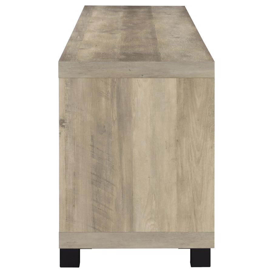 Sachin 3-piece 79-inch TV Entertainment Center Antique Pine - 736283-SET