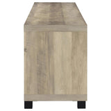 Sachin 3-piece 79-inch TV Entertainment Center Antique Pine - 736283-SET