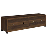Sachin 3-piece 79-inch TV Entertainment Center Dark Pine - 736293-SET