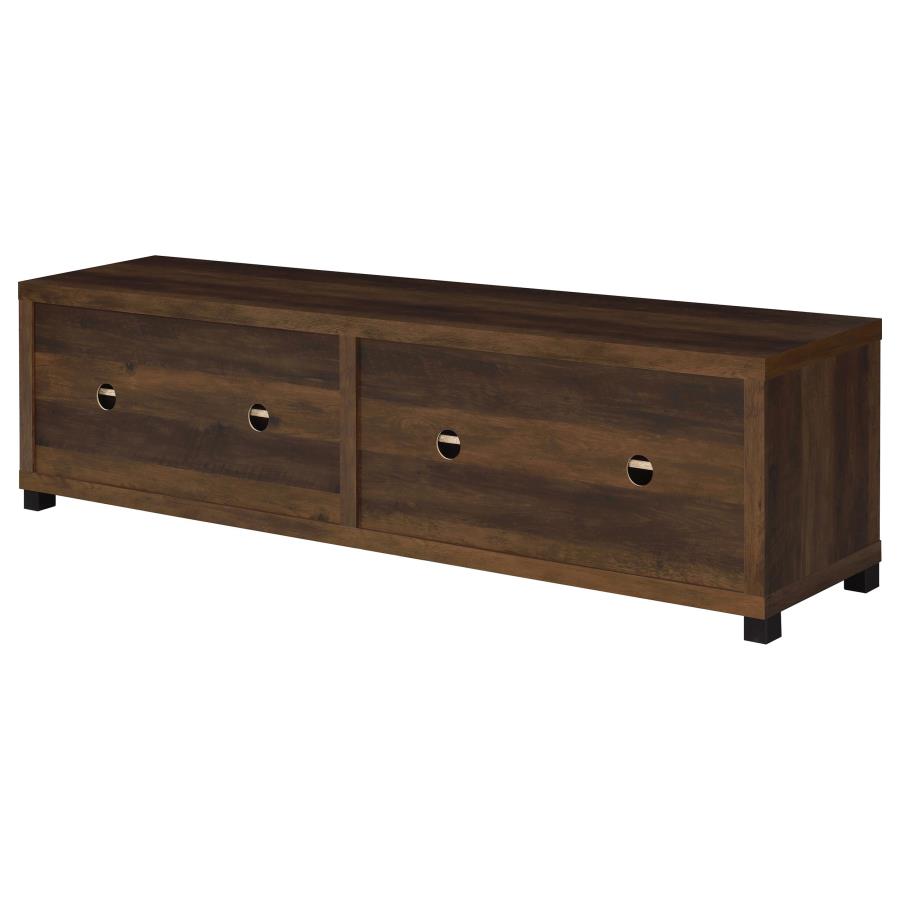 Sachin 3-piece 79-inch TV Entertainment Center Dark Pine - 736293-SET