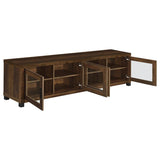 Sachin 4-door Engineered Wood 79-inch TV Stand Dark Pine - 736293