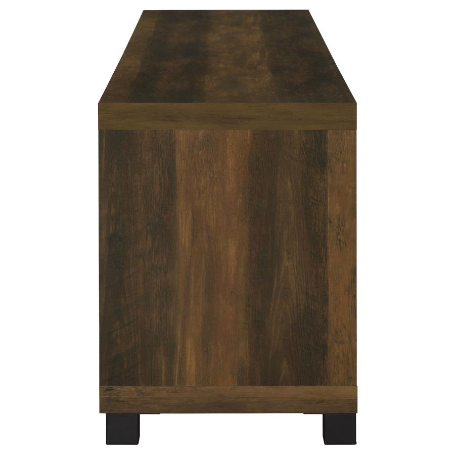 Sachin 4-door Engineered Wood 79-inch TV Stand Dark Pine - 736293