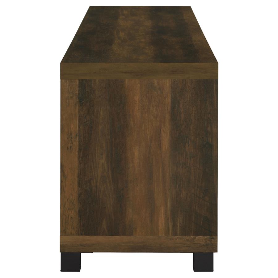 Sachin 4-door Engineered Wood 79-inch TV Stand Dark Pine - 736293