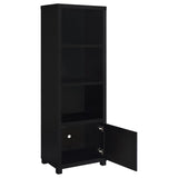 Jupiter 3-piece Entertainment Center 79-inch TV Stand Black - 736303-SET
