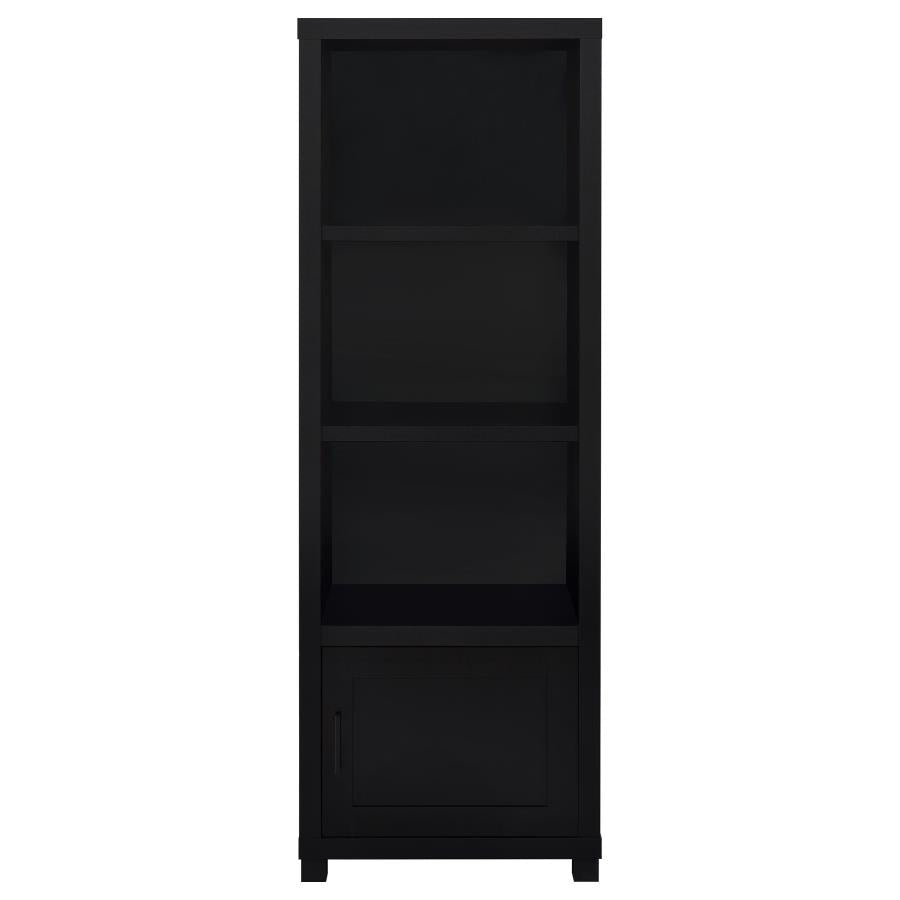 Jupiter 3-piece Entertainment Center 79-inch TV Stand Black - 736303-SET