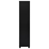 Jupiter 3-piece Entertainment Center 79-inch TV Stand Black - 736303-SET