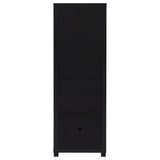 Jupiter 3-piece Entertainment Center 79-inch TV Stand Black - 736303-SET