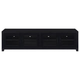 Jupiter 3-piece Entertainment Center 79-inch TV Stand Black - 736303-SET