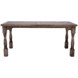 Martha Sandstone Dining Table 4 Chairs & Bench - MARDTS+MARPBS+MARDCSx4
