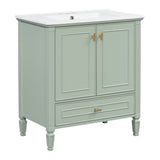 Freestanding Vanity With 1 Drawer & 2 Soft Close Doors With Door Mounted Storage