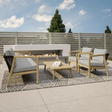 Palmetto - Outdoor Coffee Table - Light Teak