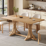 Dining Table With Trestle Base