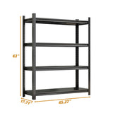Tall Storage Shelf, Adjustable Height Storage Rack