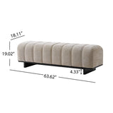 Indoor Dining Bench For Dining Room - Oatmeal