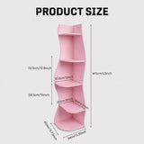 5 Tier S - Shaped Corner Shelf For Living Room