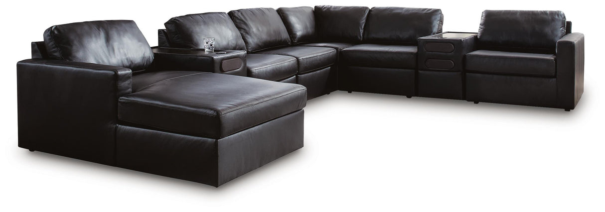 Modmax II 8-Piece Sectional with Chaise and Audio Consoles - 74305S47