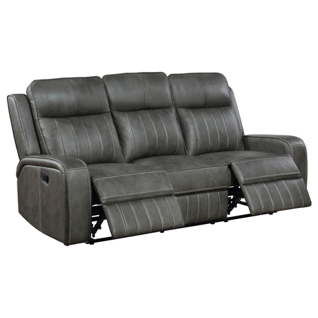 Mckinley - 3 Piece Reclining Sofa Set - Gray