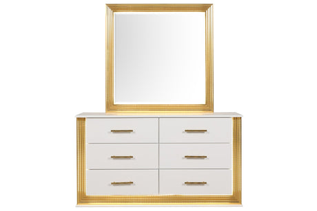Obsession - Square Mirror - White