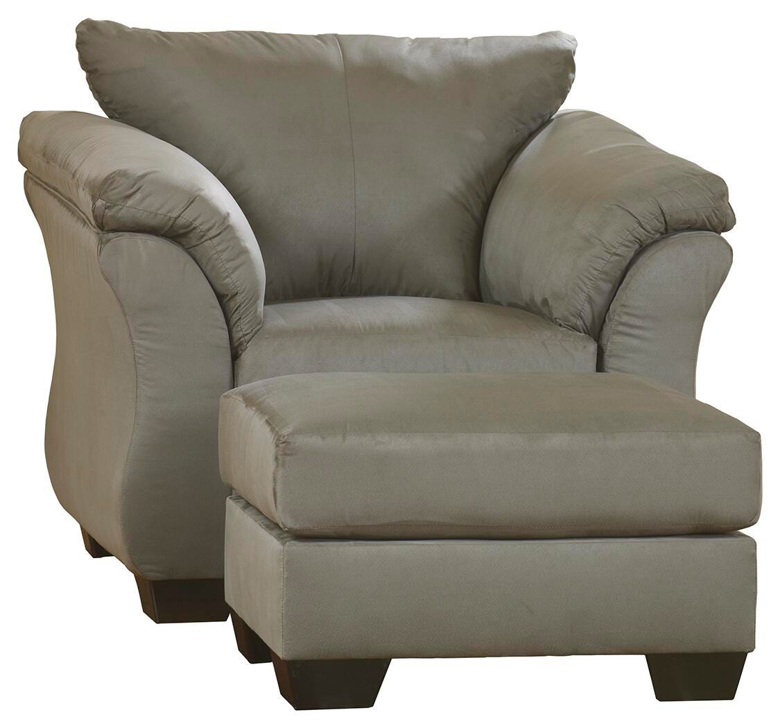 Darcy Chair and Ottoman - 75005U7