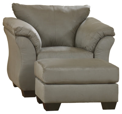 Darcy Chair and Ottoman - 75005U7
