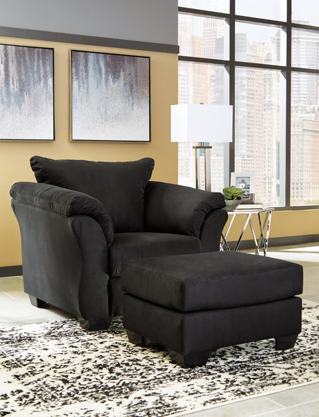 Darcy Chair and Ottoman - 75008U3